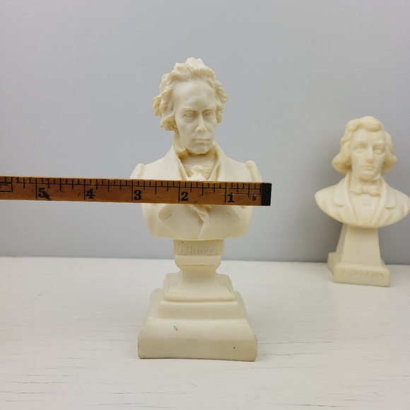 Bethoven and Chopin Resin Bust Sculptures made in Italy - Picture 16 of 16